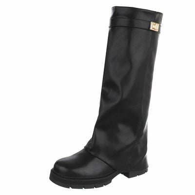 Soof Boot – Zwart Lederlook