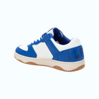 So and Ro - shoes and more - Teddy Smith Bernard herensneakers in wit en blauw met veters en rubberen zool