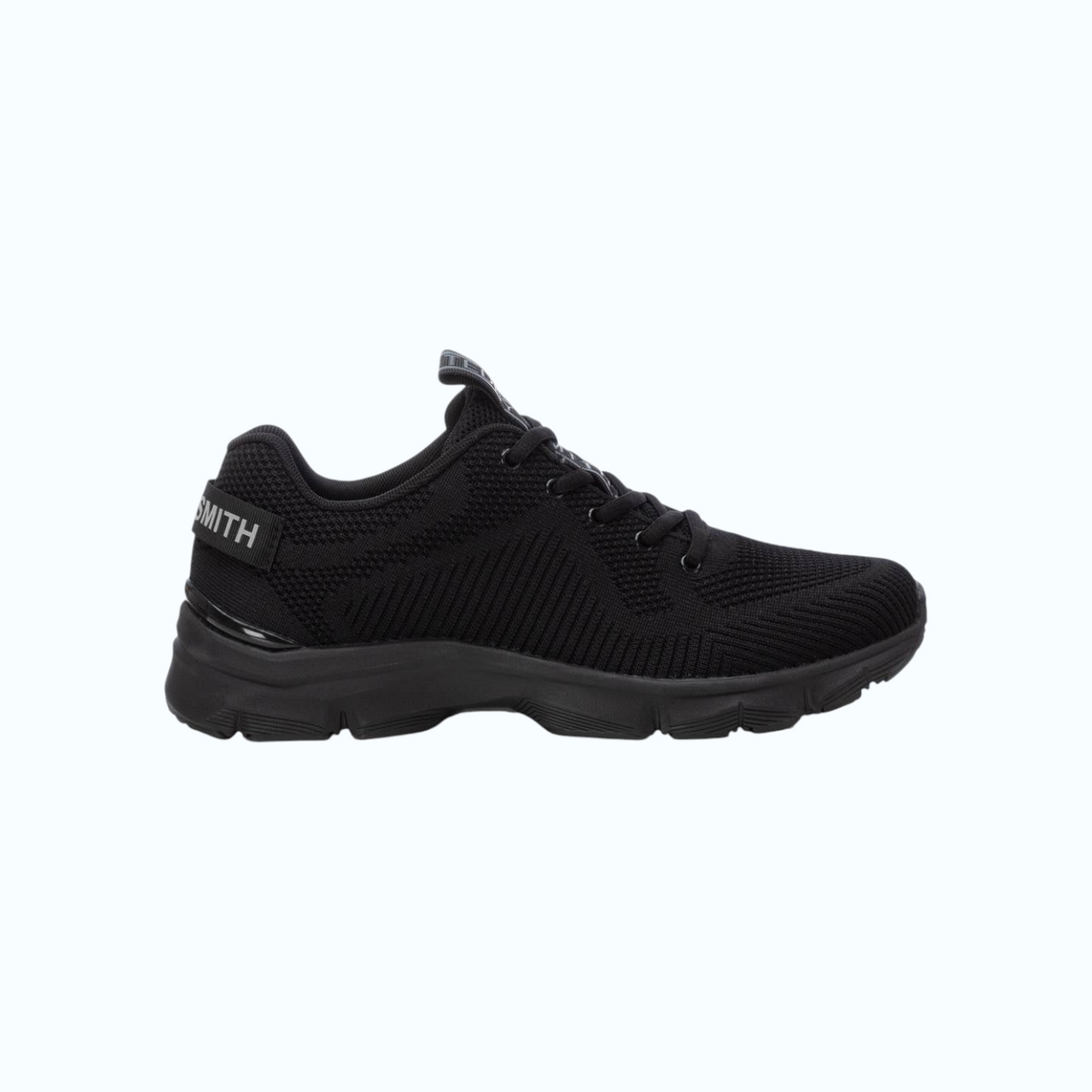 So and Ro - shoes and more - Teddy Smith Clemens zwarte herensneakers met vetersluiting en sportief silhouet