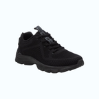 So and Ro - shoes and more - Teddy Smith Clemens zwarte herensneakers met veters en sportief gebreid bovenwerk