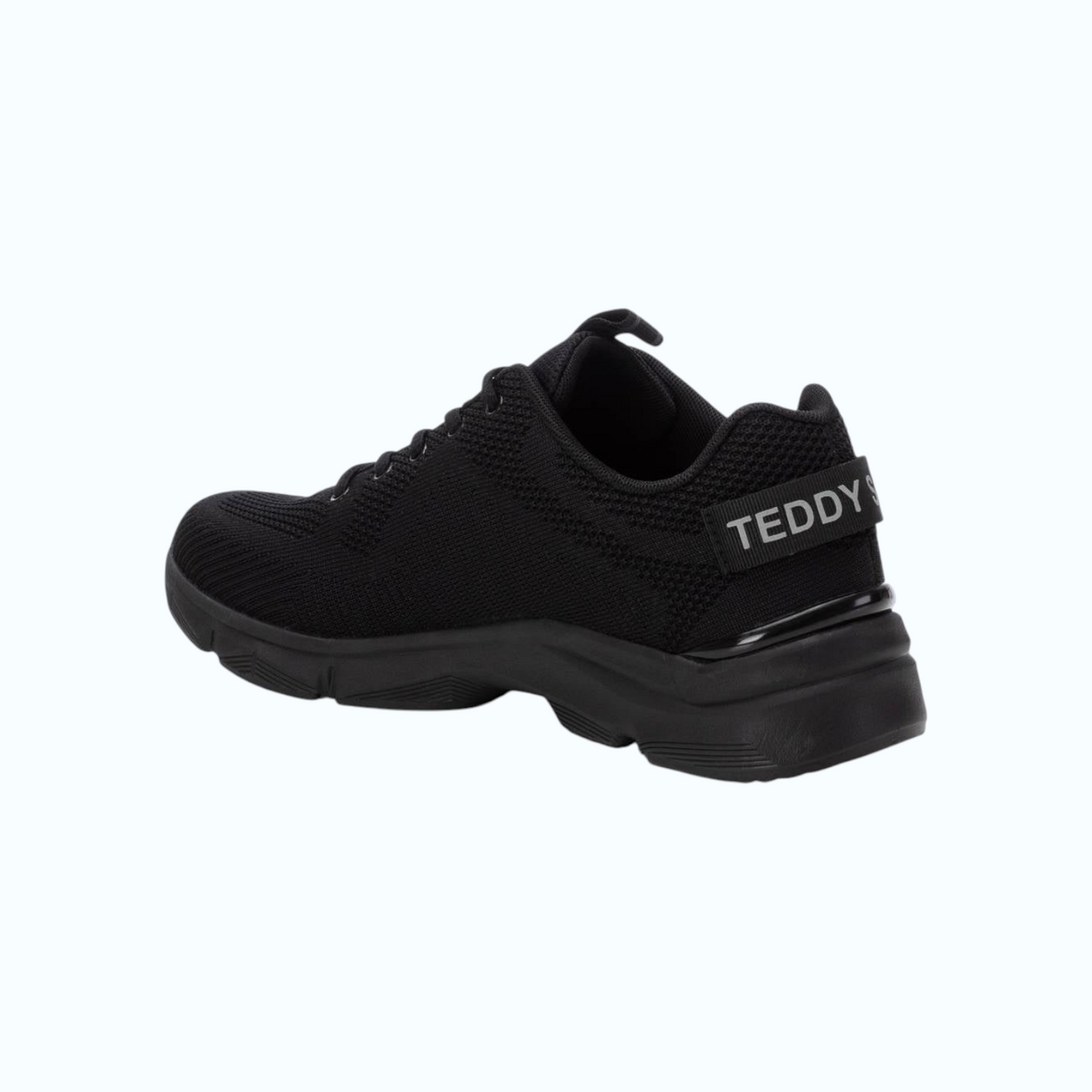 So and Ro - shoes and more - Teddy Smith Clemens zwarte herensneaker met veters en sportief silhouet