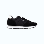 So and Ro - shoes and more - Teddy Smith Ferdinand zwarte herensneakers met witte accenten en vetersluiting