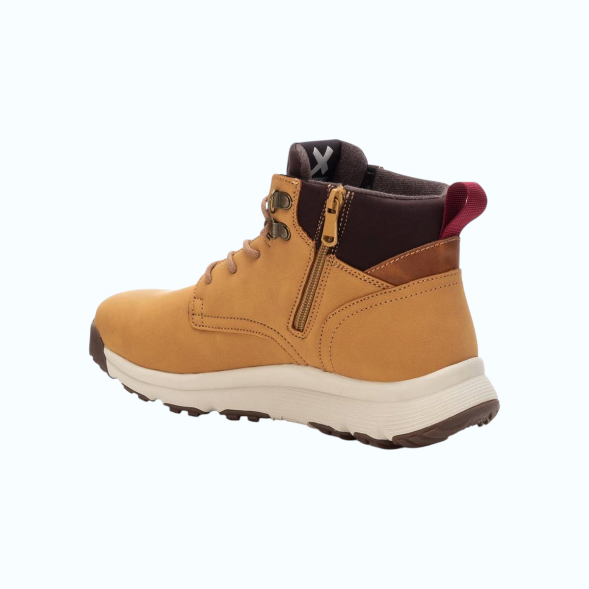 So and Ro - shoes and more - XTI Gerrit herenboots in camel met zijrits en bruine accenten