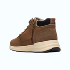 So and Ro - shoes and more - Hendrik hoge sneakers in camel met ritsdetail en beige zool voor heren