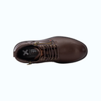 So and Ro - shoes and more - Johan bruine XTI herenboots met veters en ritssluiting in bovenaanzicht