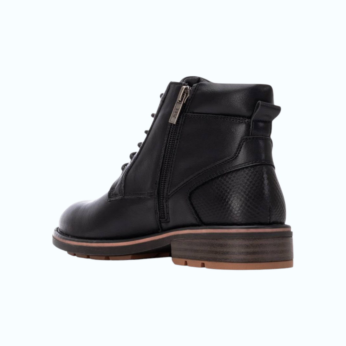 Zwarte XTI Johan herenboots met veters en ritssluiting van So and Ro - shoes and more -