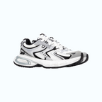 So and Ro - shoes and more - Kees herensneakers in wit met zilveren accenten en sportief design