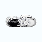 So and Ro - shoes and more - XTI Kees herensneakers in wit met mesh details en sportief design, bovenaanzicht
