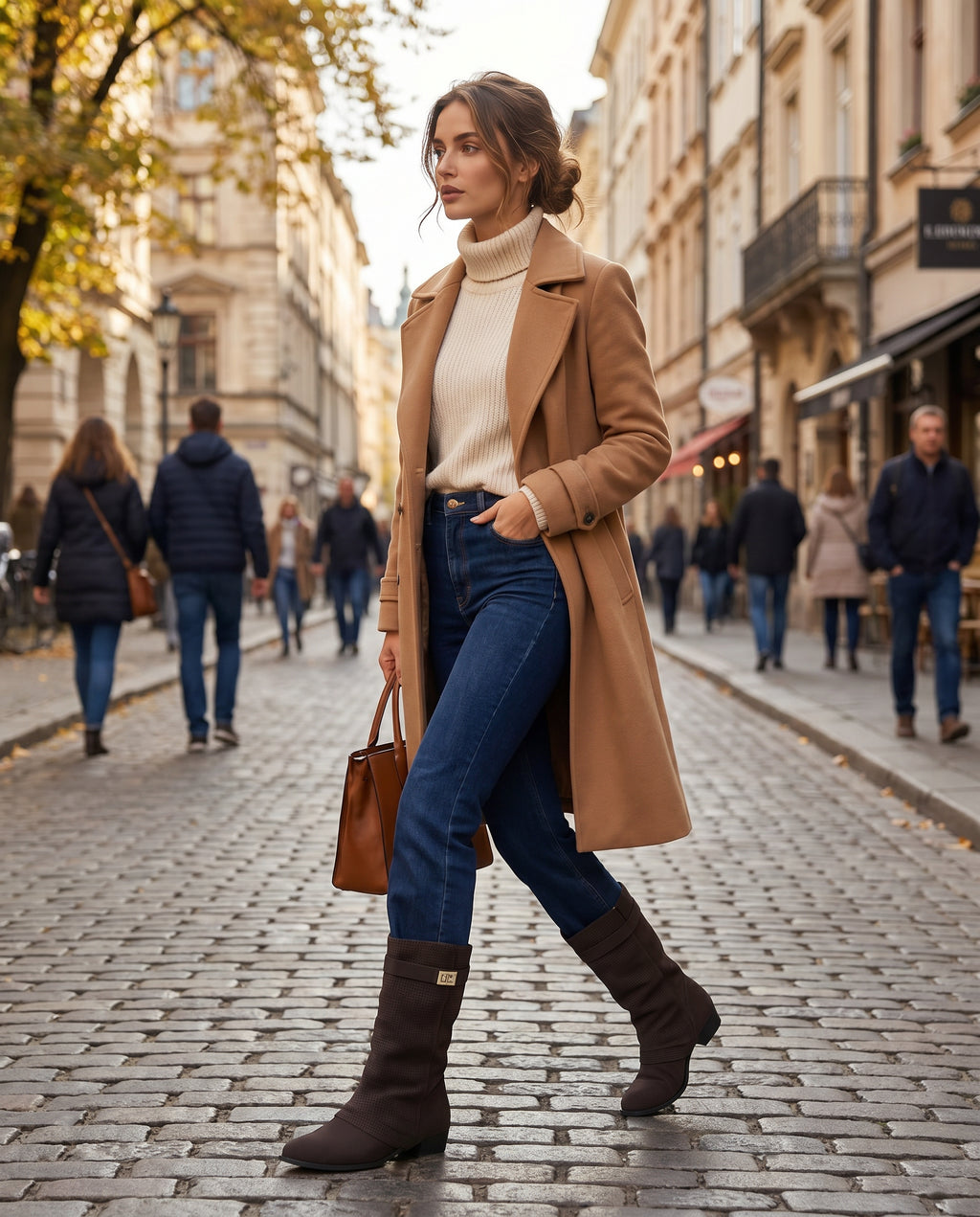 Perforated Buckle Strap Boot – Zwart Suède Look |  – lifestyle
