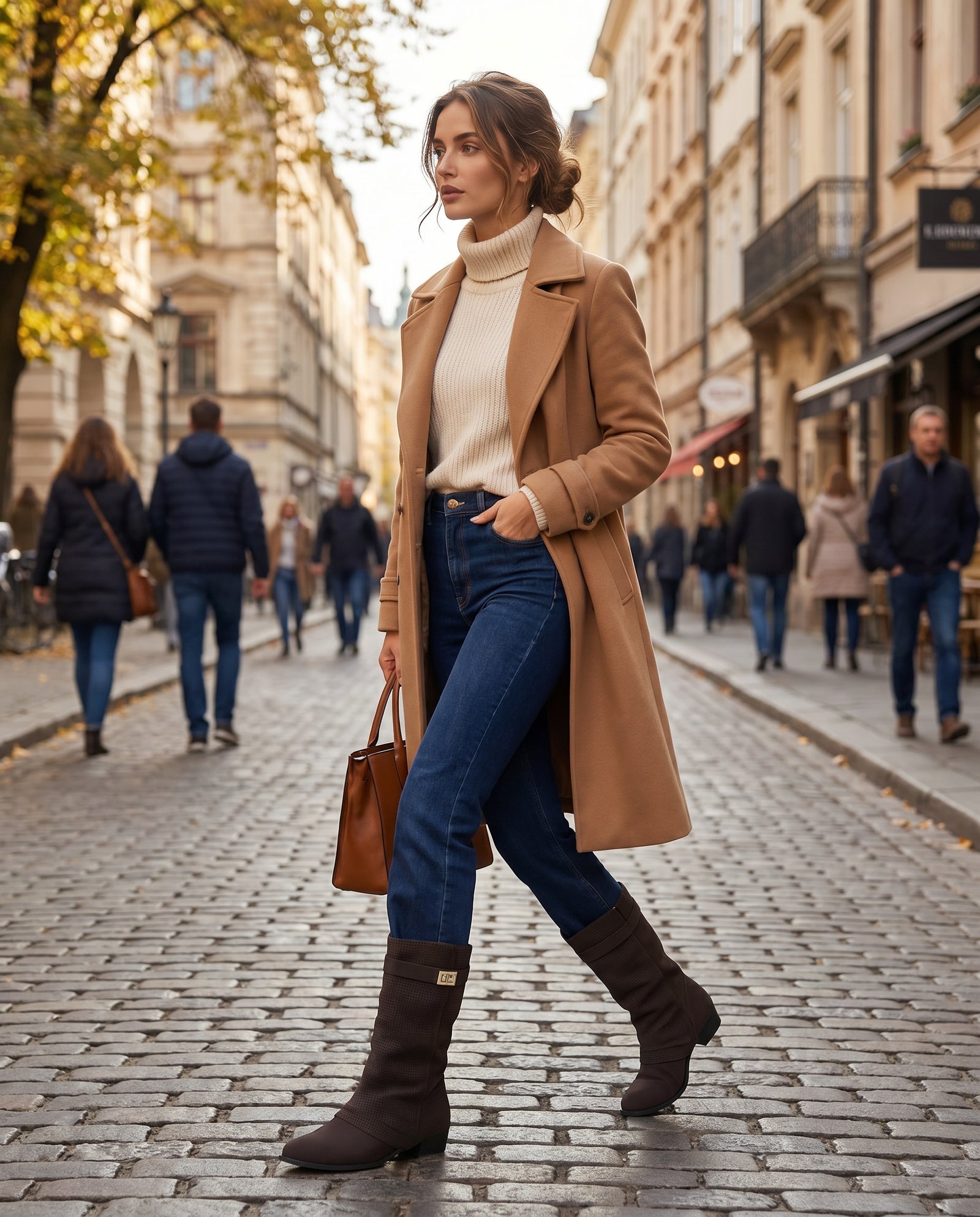 Perforated Buckle Strap Boot – Zwart Suède Look |  – lifestyle