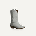 Embroidered Western Cowboy Laarzen – Wit | Festiva – gespiegeld