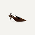 Pointed Toe Slingback Heels – gespiegeld