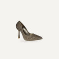 Embellished Stiletto Heel Pumps – gespiegeld