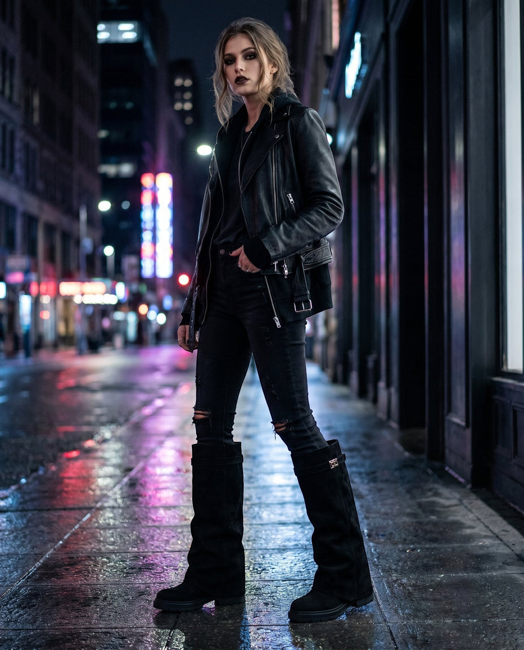 Soof Boot – Zwart Microsuède – lifestyle