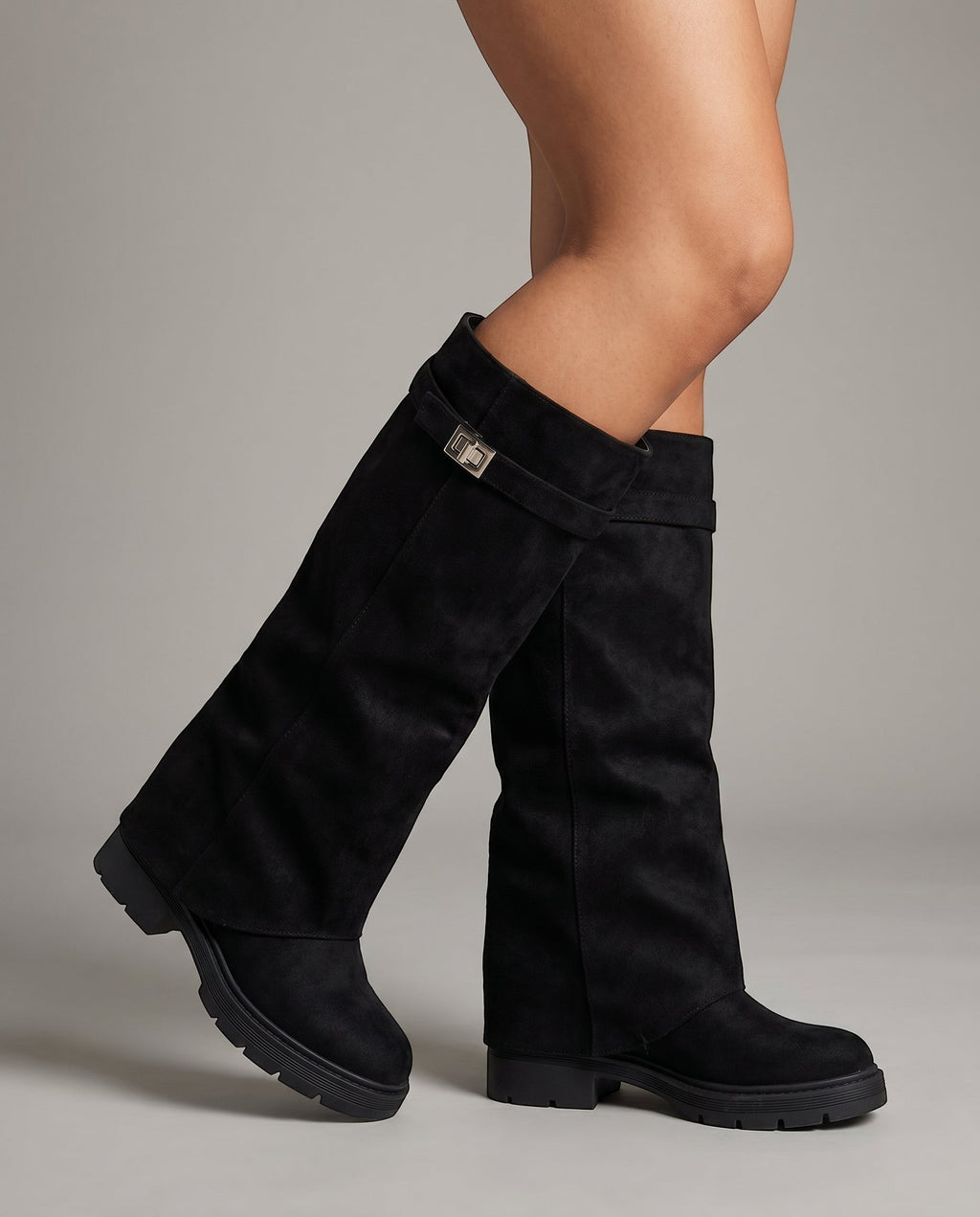 Soof Boot – Zwart Microsuède – model studio