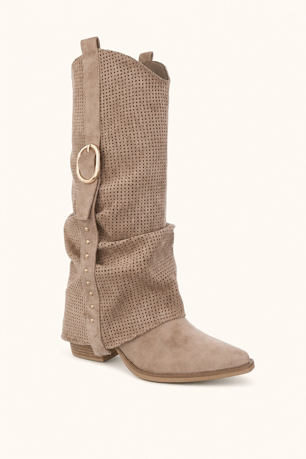 Cemi Boot – Taupe – gespiegeld