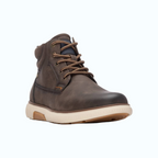 So and Ro - shoes and more - REFRESH Niko bruine veterboots voor heren met een sportieve witte zool