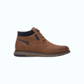 So and Ro - shoes and more - REFRESH Patrick veterboots in camel met donkerblauwe accenten en robuuste vetersluiting