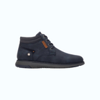 So and Ro - shoes and more - REFRESH Patrick navy veterboots met bruine accenten en robuuste zool