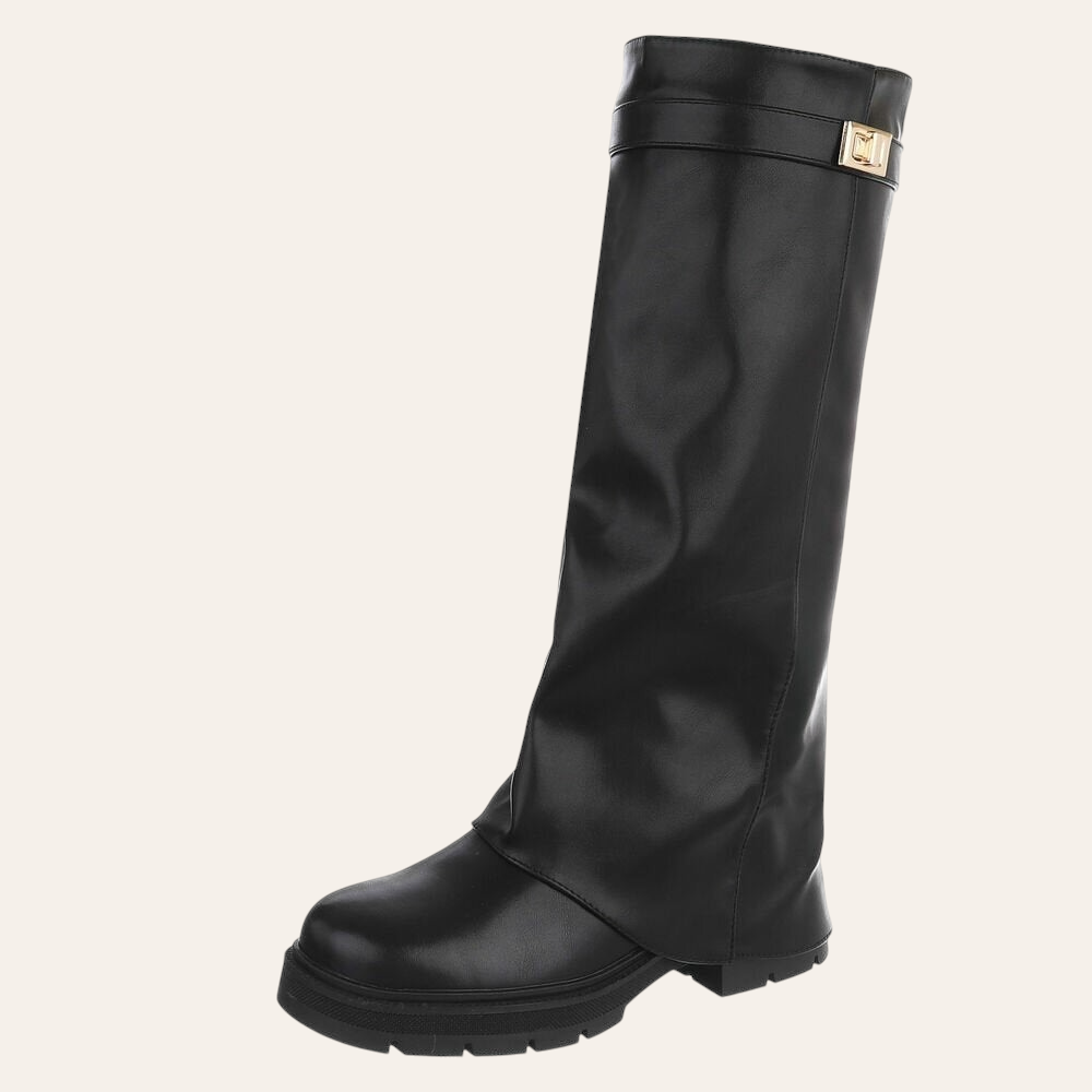 Soof Boot – Zwart Lederlook – 36 | So & Ro