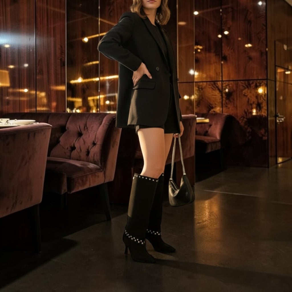 Winnie Boot Zwart avondlook — So & Ro