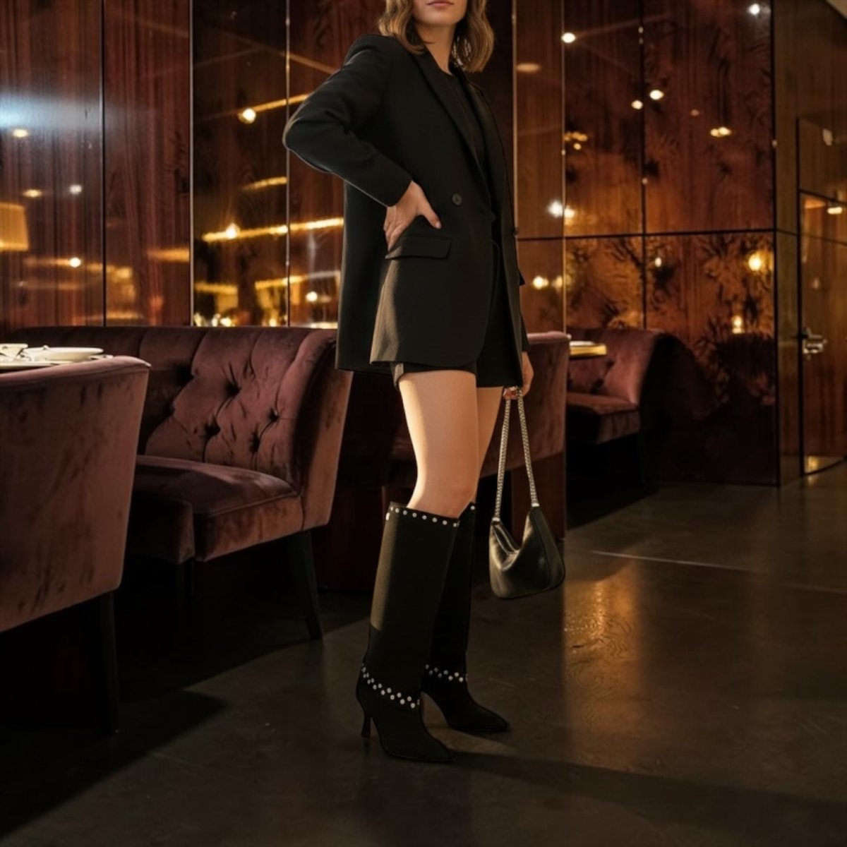 Winnie Boot Zwart avondlook — So & Ro