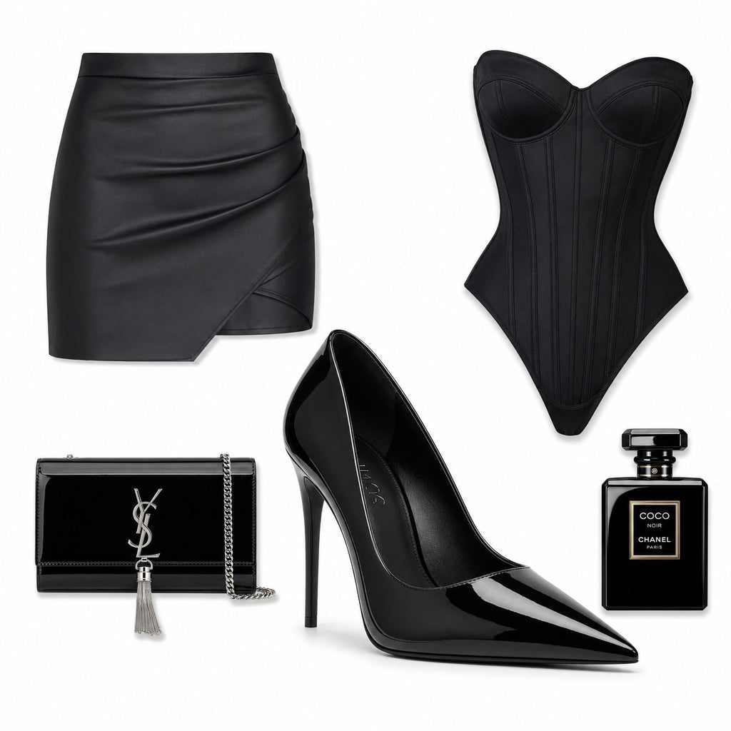 Zwarte Stiletto Pumps Dames – Puntneus Lakleder | Classic Heels