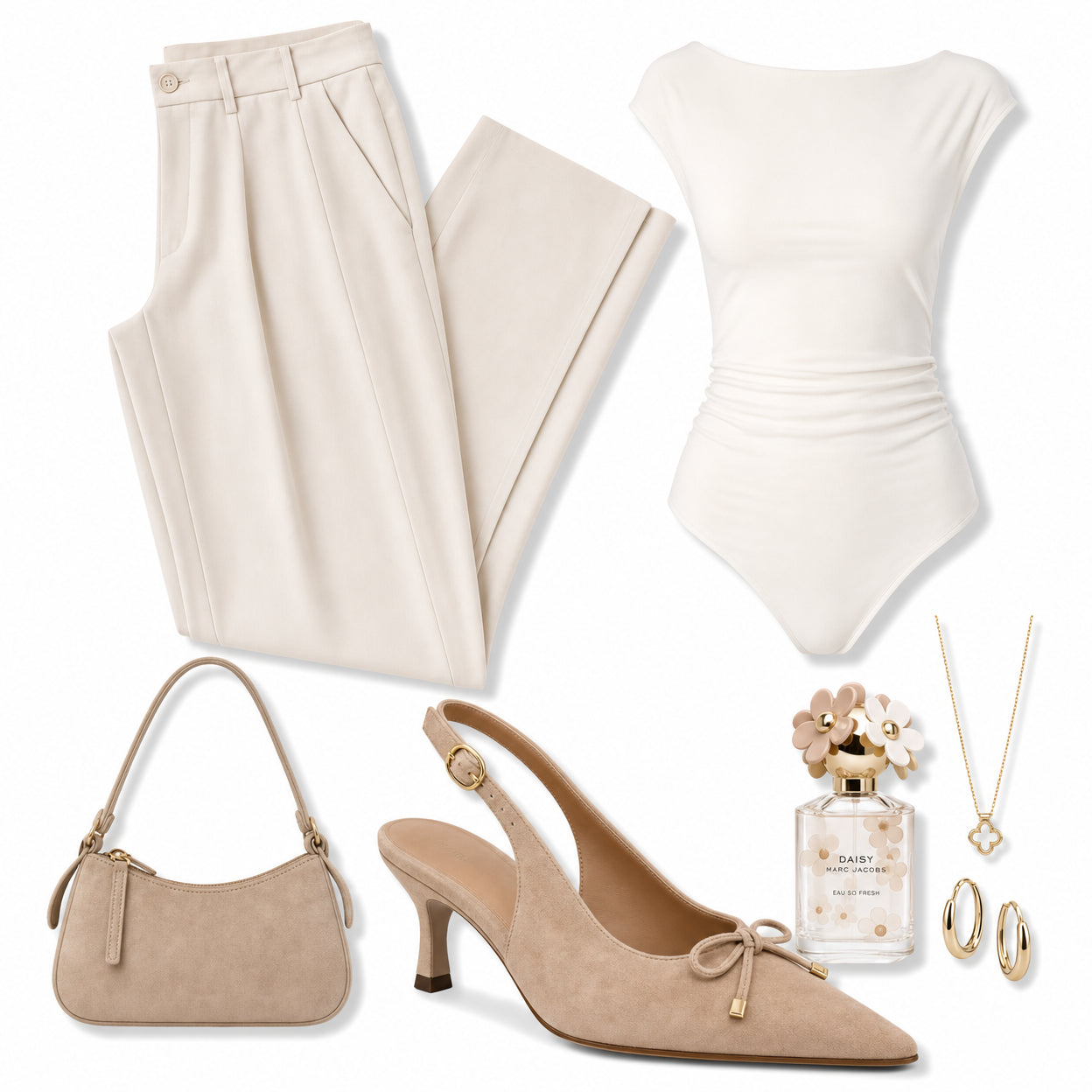 Elegante beige micro suède slingback hakken met verfijnde puntneus