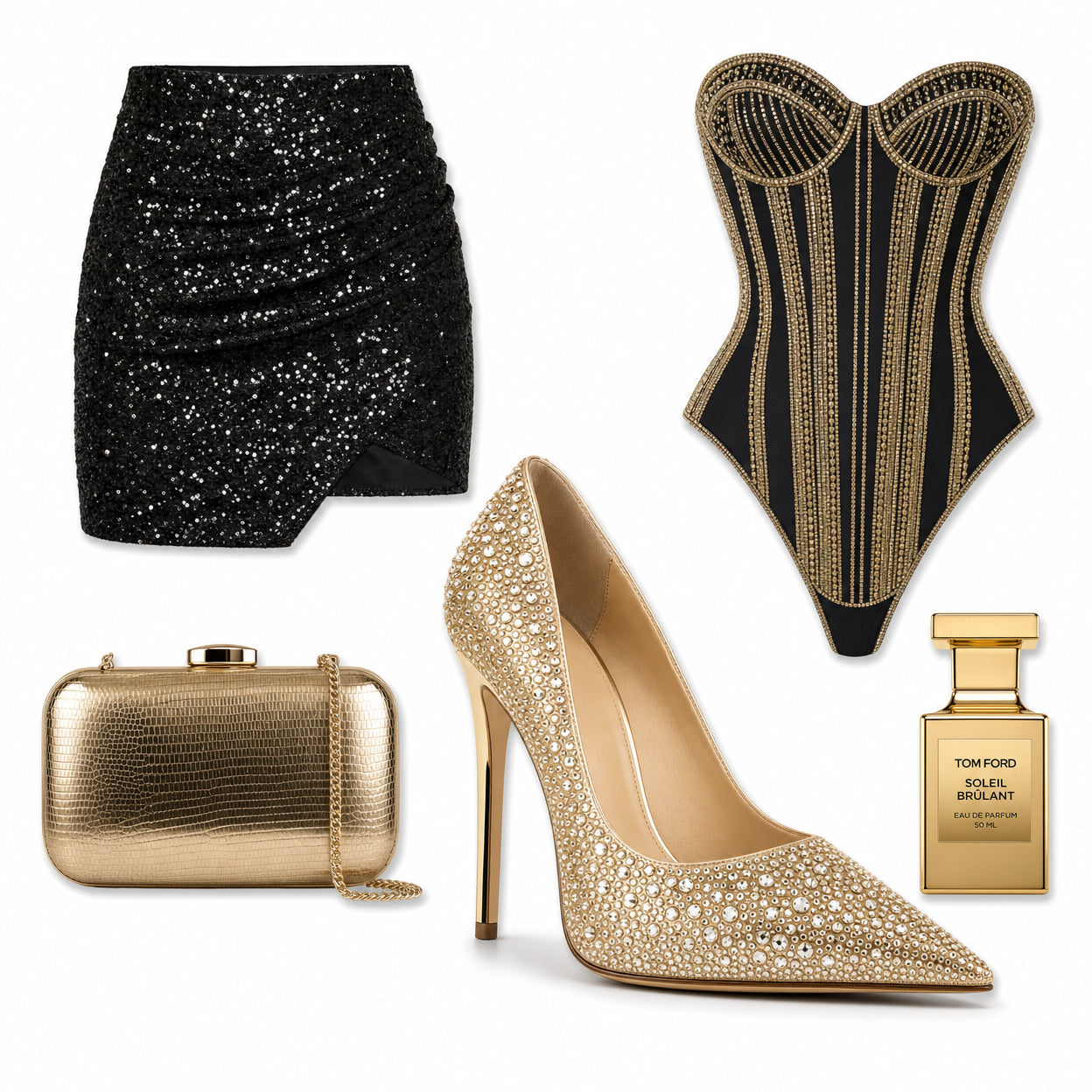 Embellished Stiletto Heel Pumps