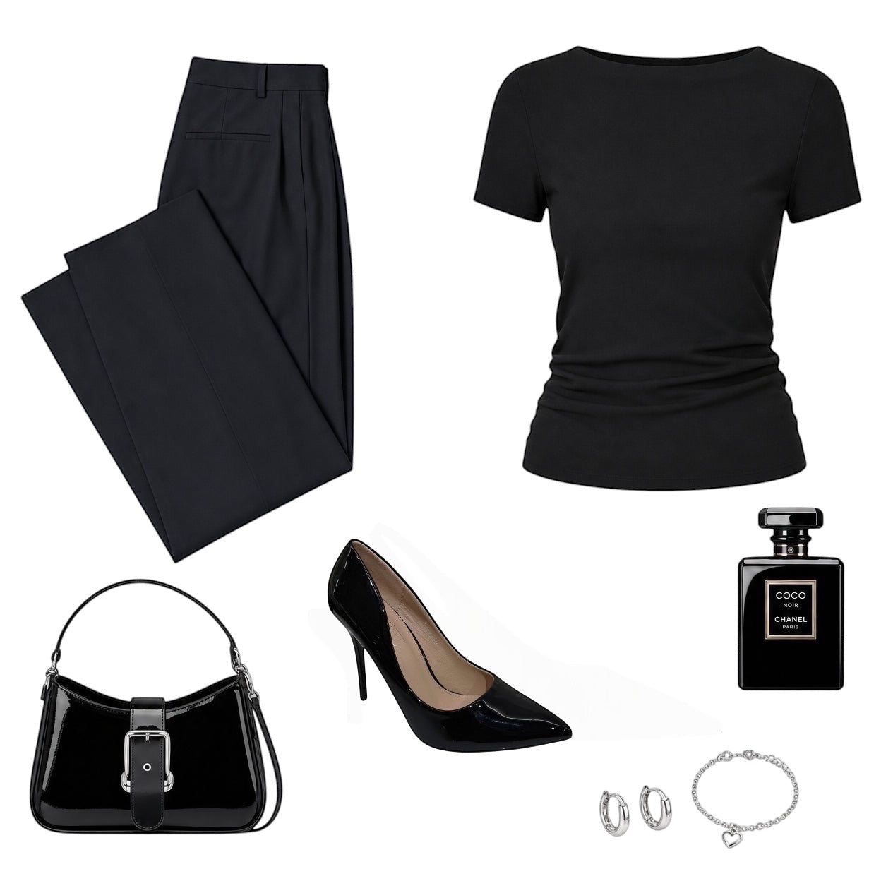 Zwarte Lak stiletto