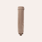 So and Ro - shoes and more - Aya beige omslaglaars met hoge schacht, gespdetail en blokhak, achterkant