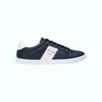 So and Ro - shoes and more - Teddy Smith Alex donkerblauwe herensneaker met witte zool en rood accent