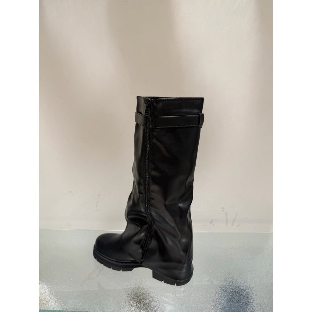 Céline Boot Zwart PU-leer – Achteraanzicht