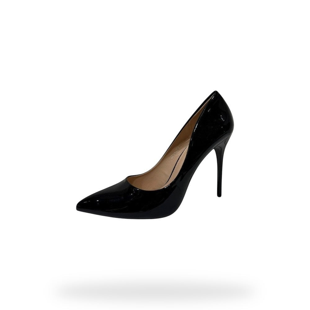 Zwarte Stiletto Pumps Dames – Puntneus Lakleder | Classic Heels