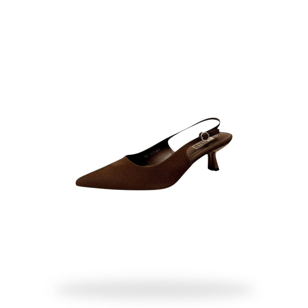 Pointed Toe Slingback Heels