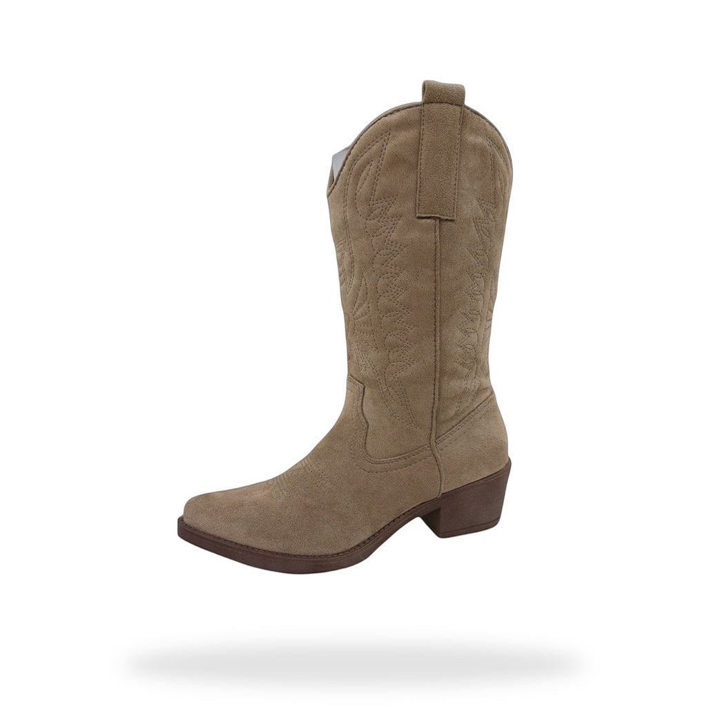 Western Festival Boots – Khaki | Lage Hak