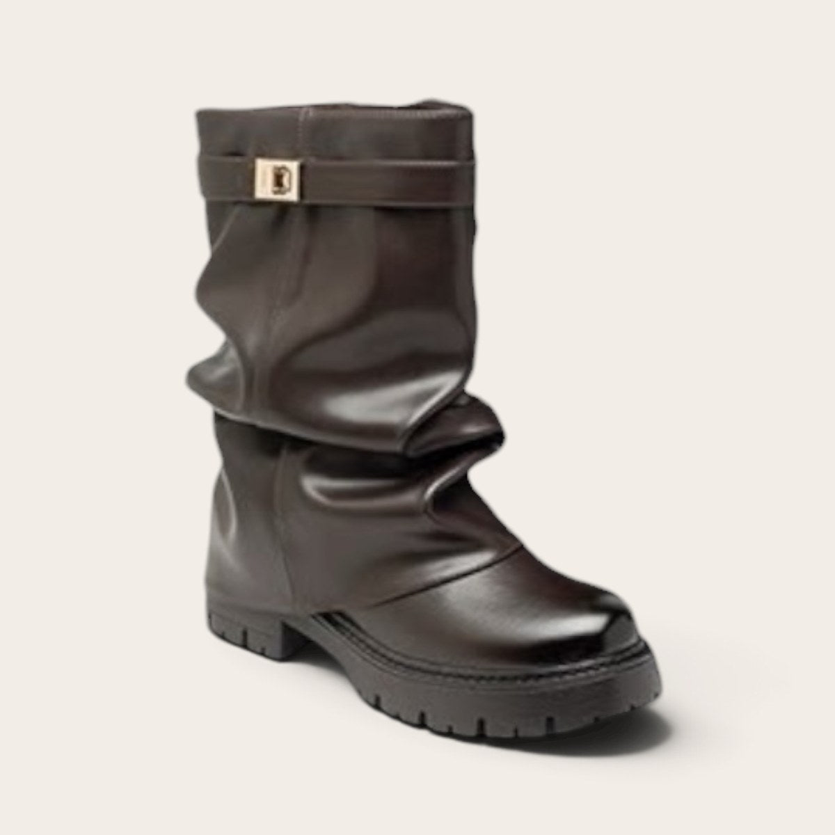 Soof Boot Bruin Lederlook — So & Ro