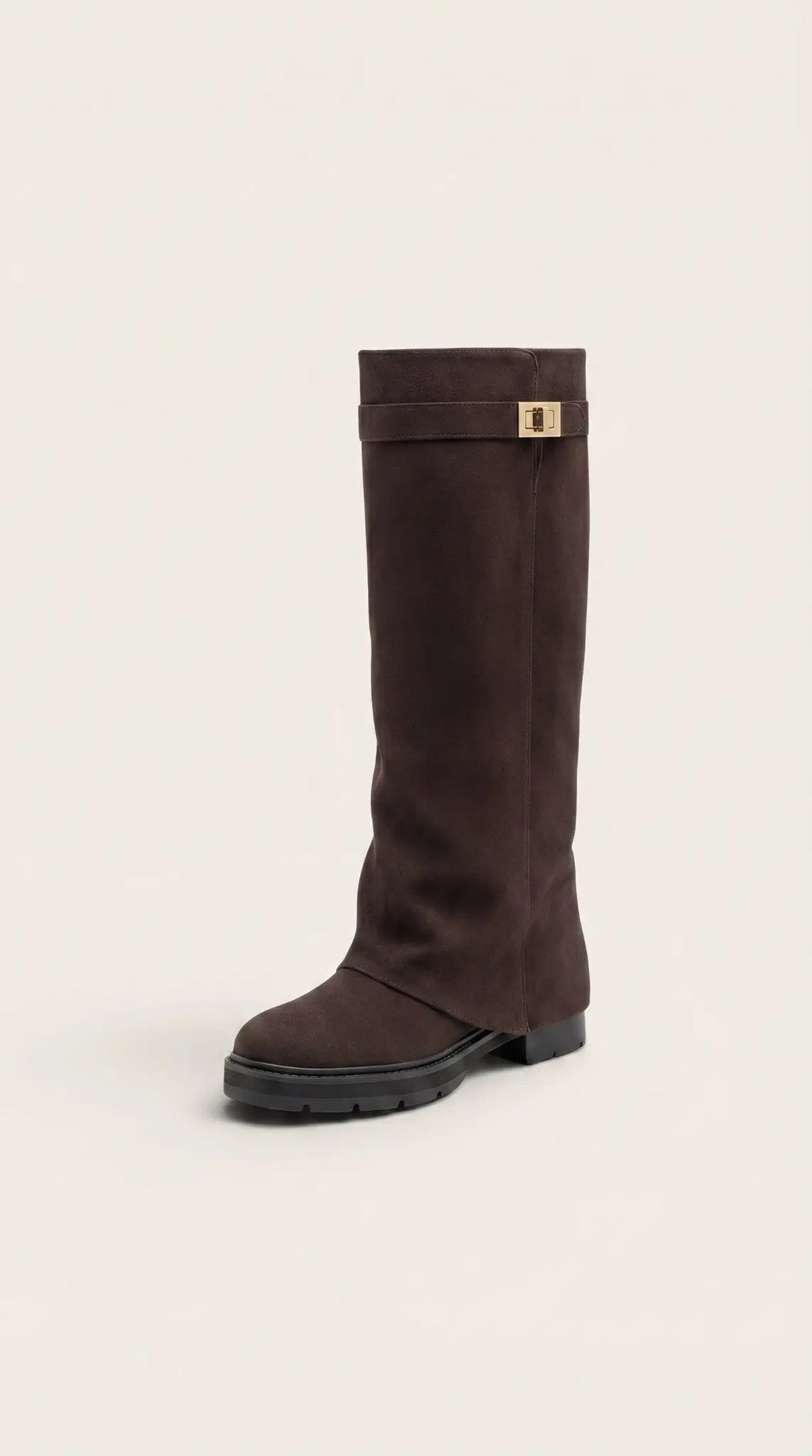 Soof Boot – Donkerbruin lederlook