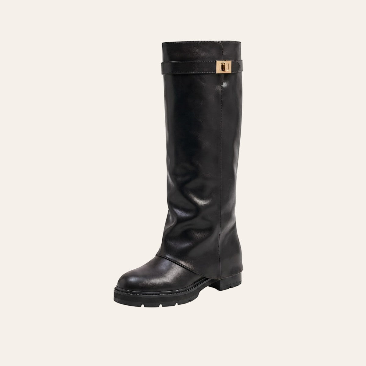 Soof Boot – Zwart PU-leer
