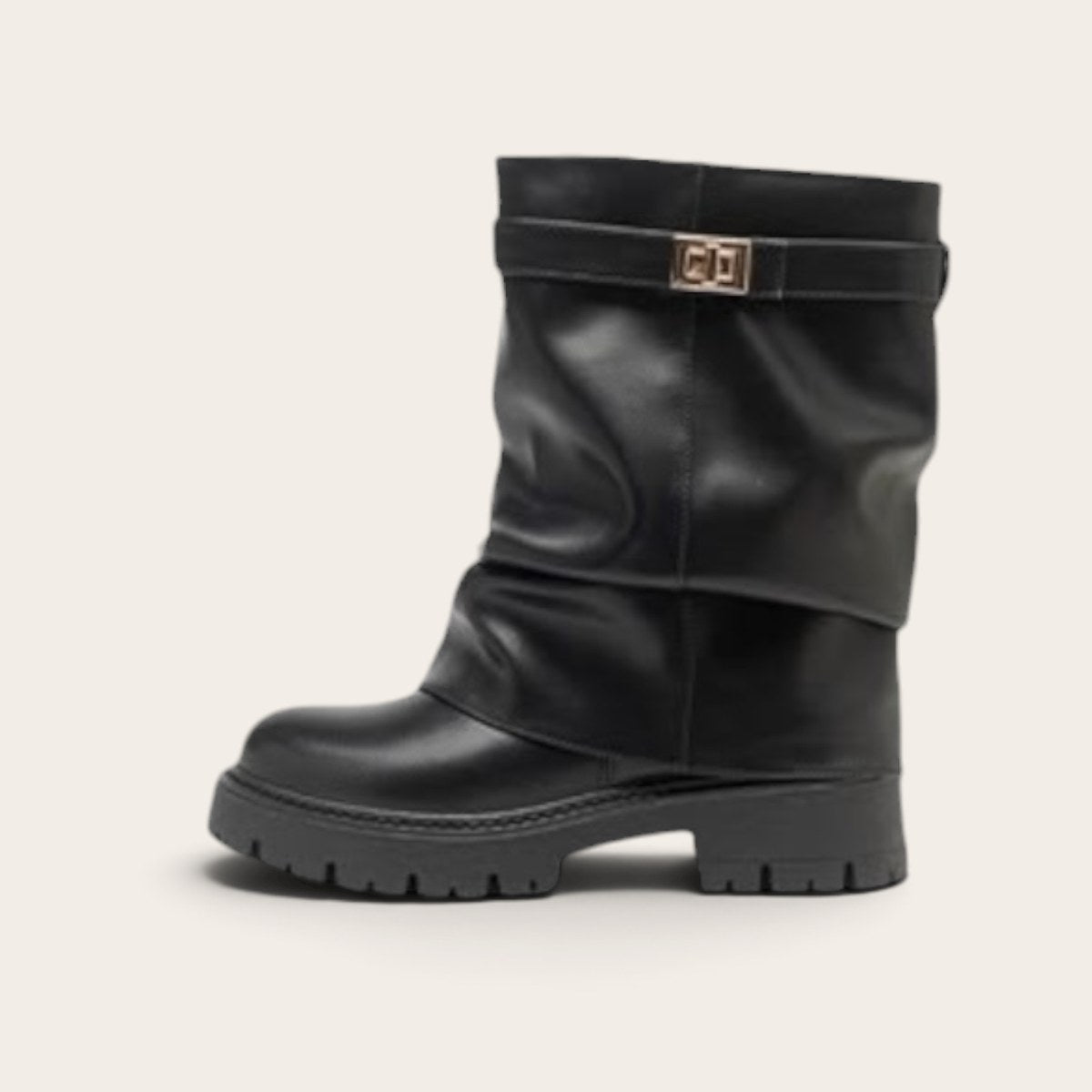 Soof Boot Zwart Lederlook — So & Ro